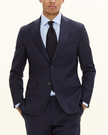 Regular Fit Microstructure Blazer - Fogerty Blazer