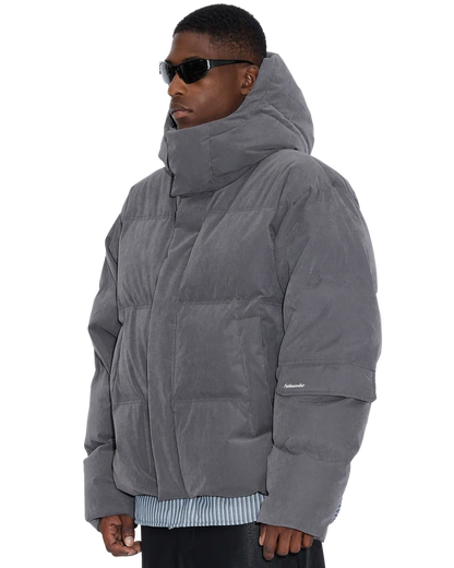 Narvik Brushed Down Jacket Grey