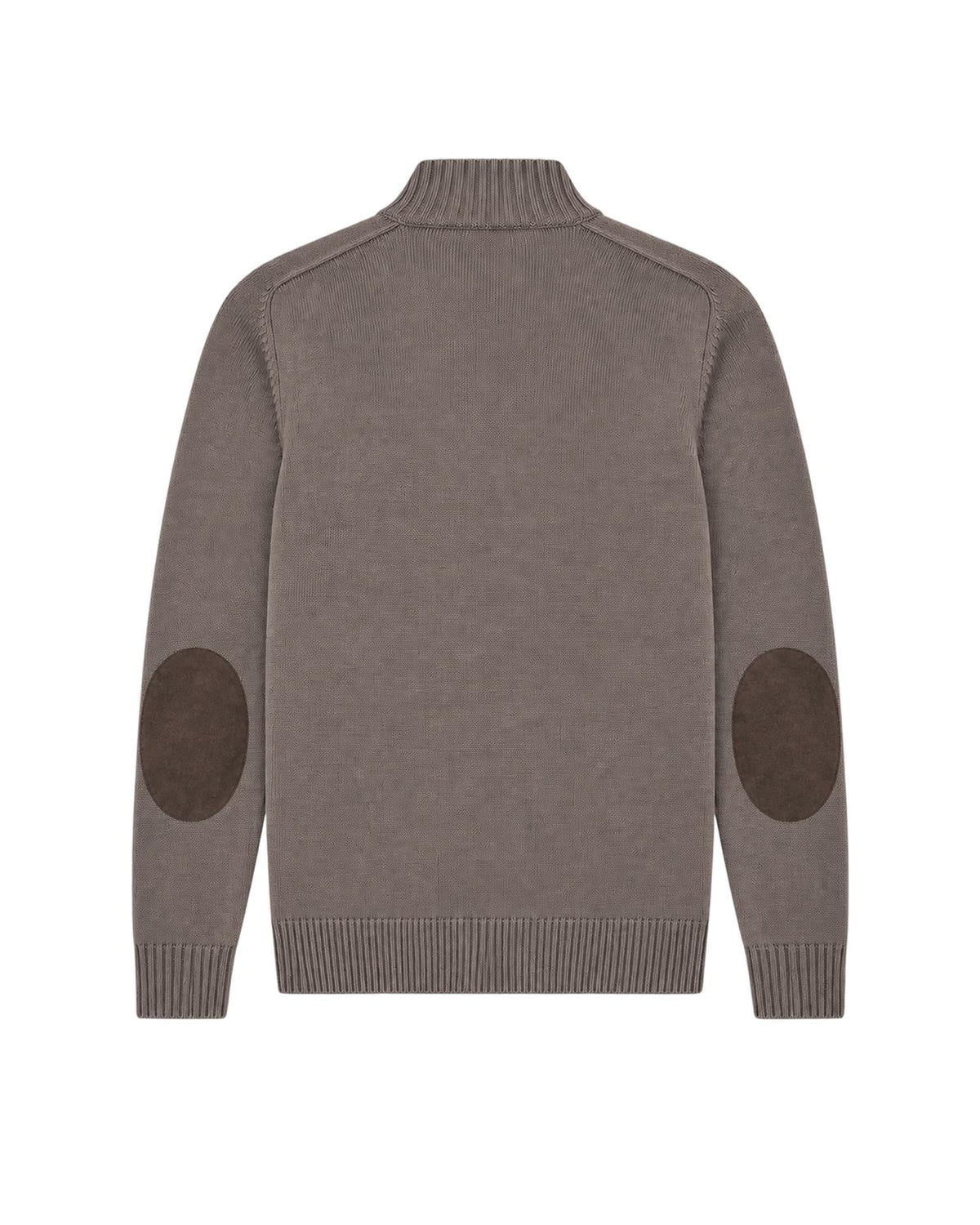 Full-Zip Wool Jacket – Brown