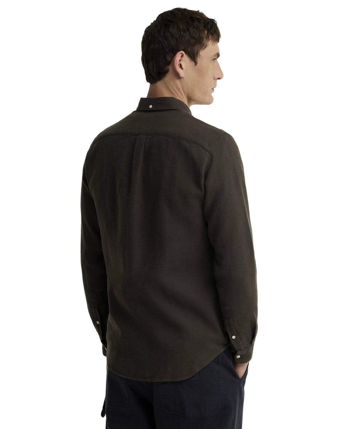 Buckley Tailored Long-Sleeved Shirt – Olive