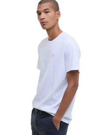 Barbour Tartan Sports T-Shirt – White