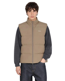 Daff Down Vest Dark Sand