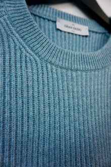 Strikket crewneck-genser