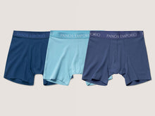 3pk Base Bamboo Boxer Poseidon/High Tide/Water