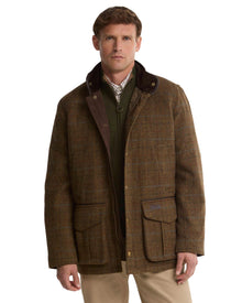 Hereford Tweed Wool Jacket – Moss Green