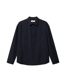 GABjens Over Rubin LS Overshirt – Blue Black