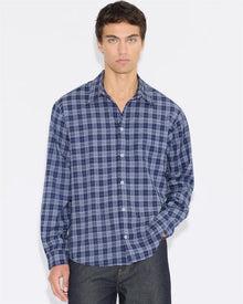 Fjord Check Shirt Blå