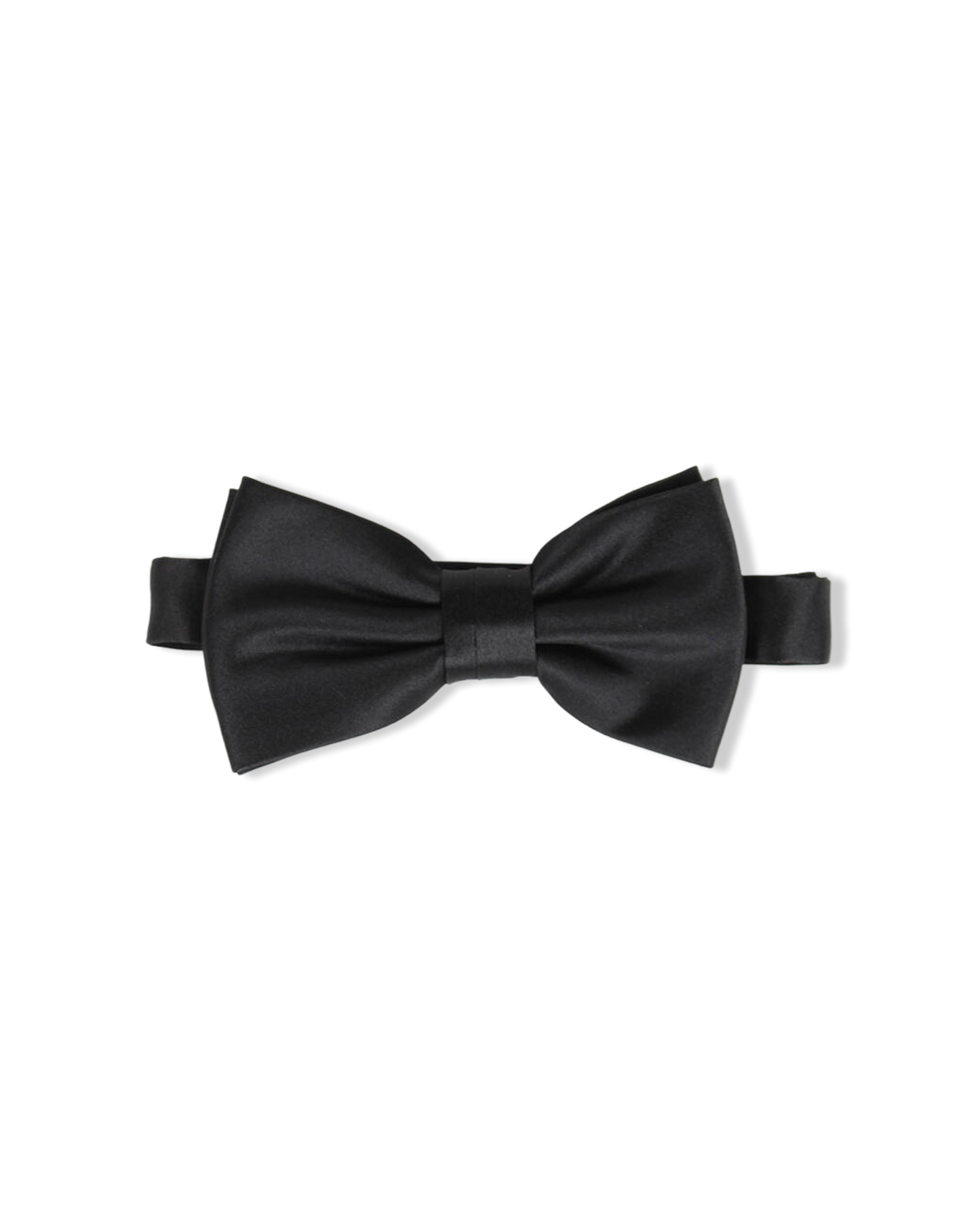 Bowtie Flat End w/Handky - Sort/Hvit