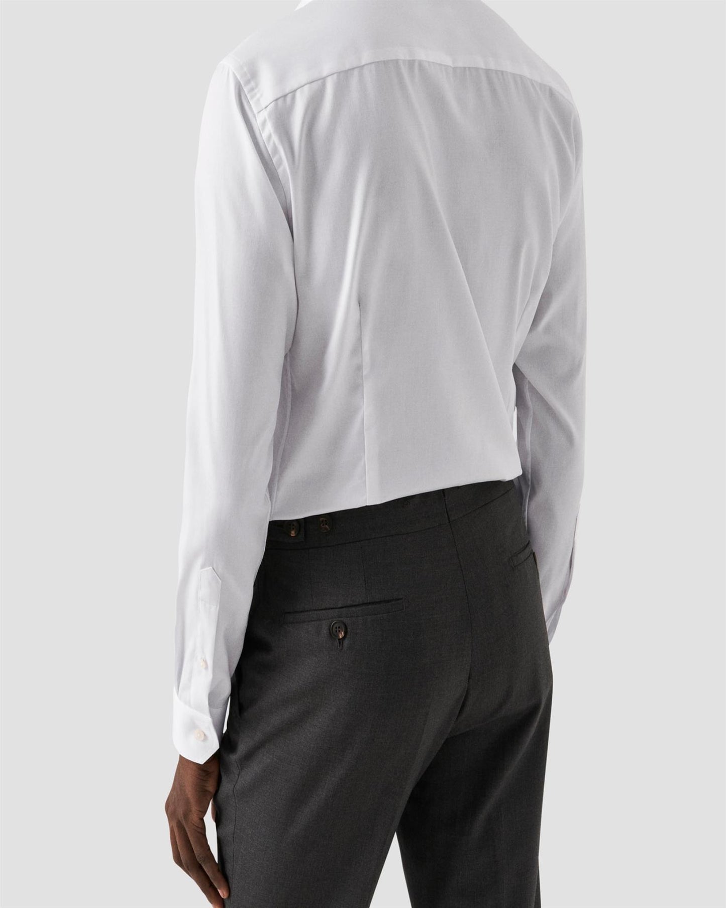 White Twi  ll Shirt contemp
