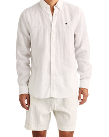 Douglas Linen Shirt-Classic Fit