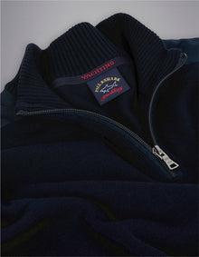 Wool half zip iconic