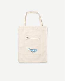 Saprint Tote Bag 14197 - Undyed Ice Cream