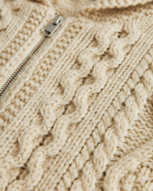 Cornwall Cable Zip Jacket