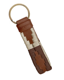 Charro Loop Keyring - Tan Leather