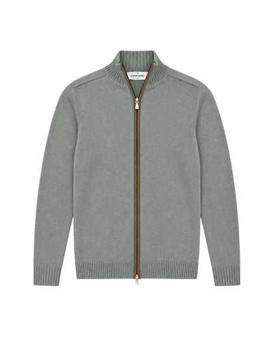 Full-Zip Wool Jacket – Mint Green