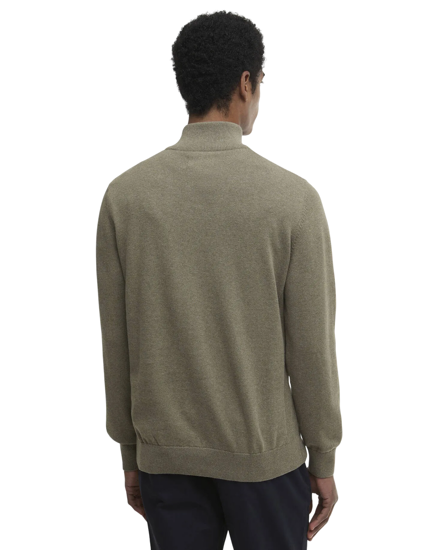 Cotton Quarter-Zip Jumper