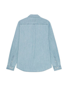 Chambray Shirt Light Blue Wash