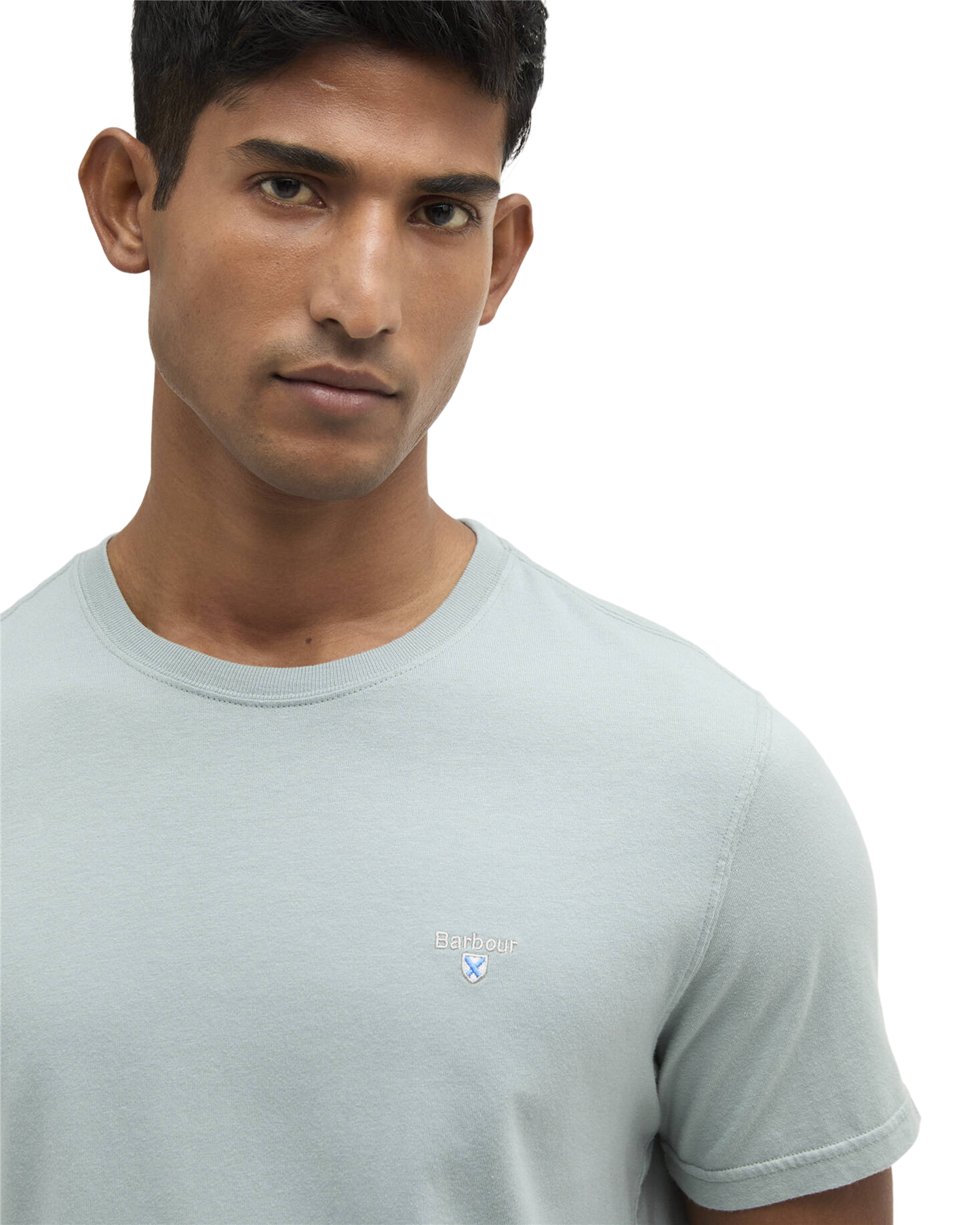 Barbour Tartan Sports T-Shirt – Slate