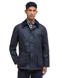 Barbour Ashby Wax Jacket Navy