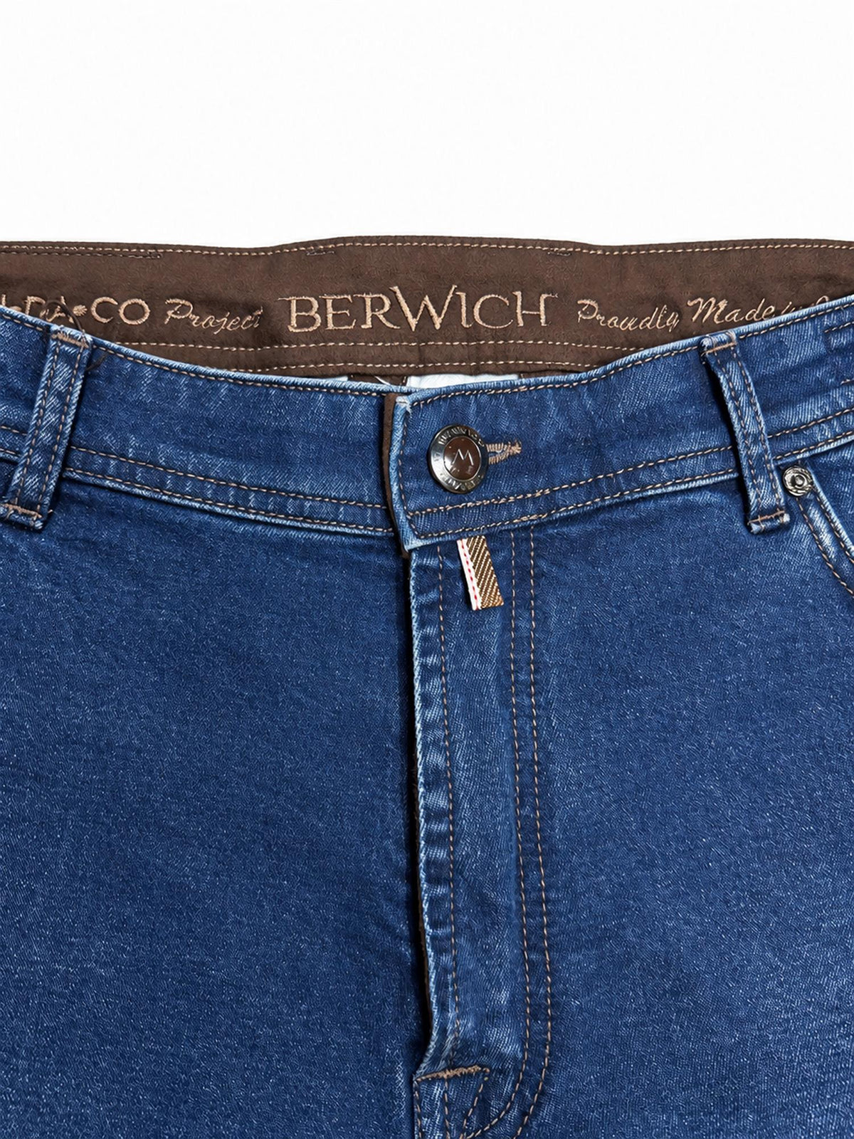 5-lommers Jeans – Medium Blue