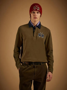 Devin Langermet Polo – Olive Night