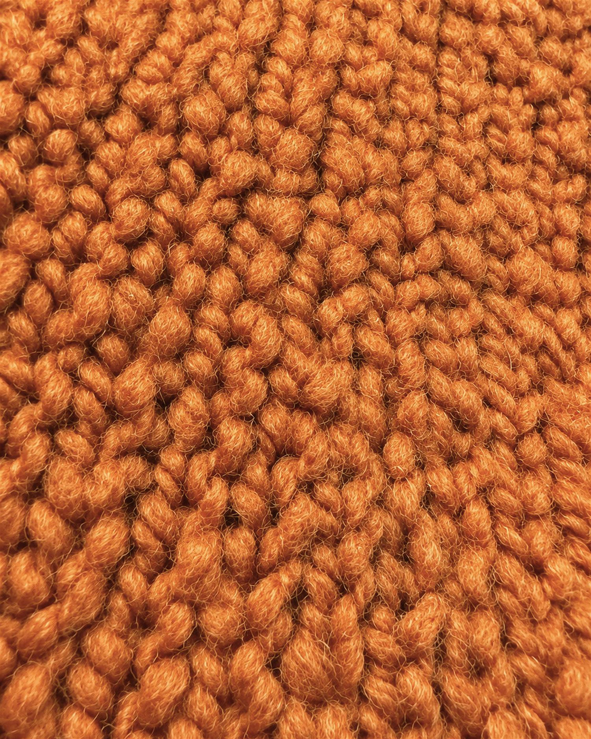 Knitted Wool Cardigan Shirt – Orange