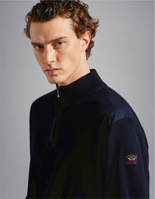 Wool half zip iconic