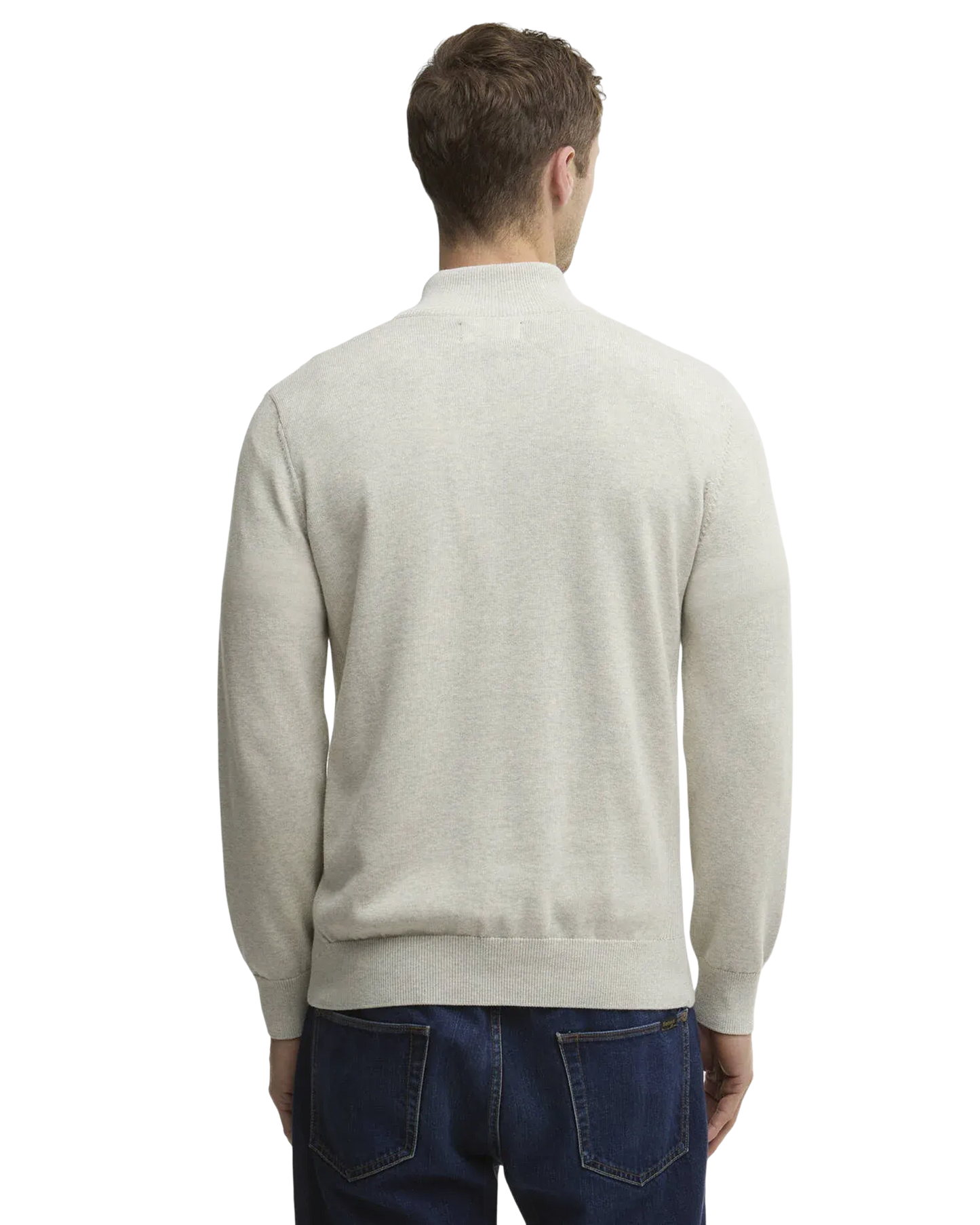 Cotton Quarter-Zip Jumper