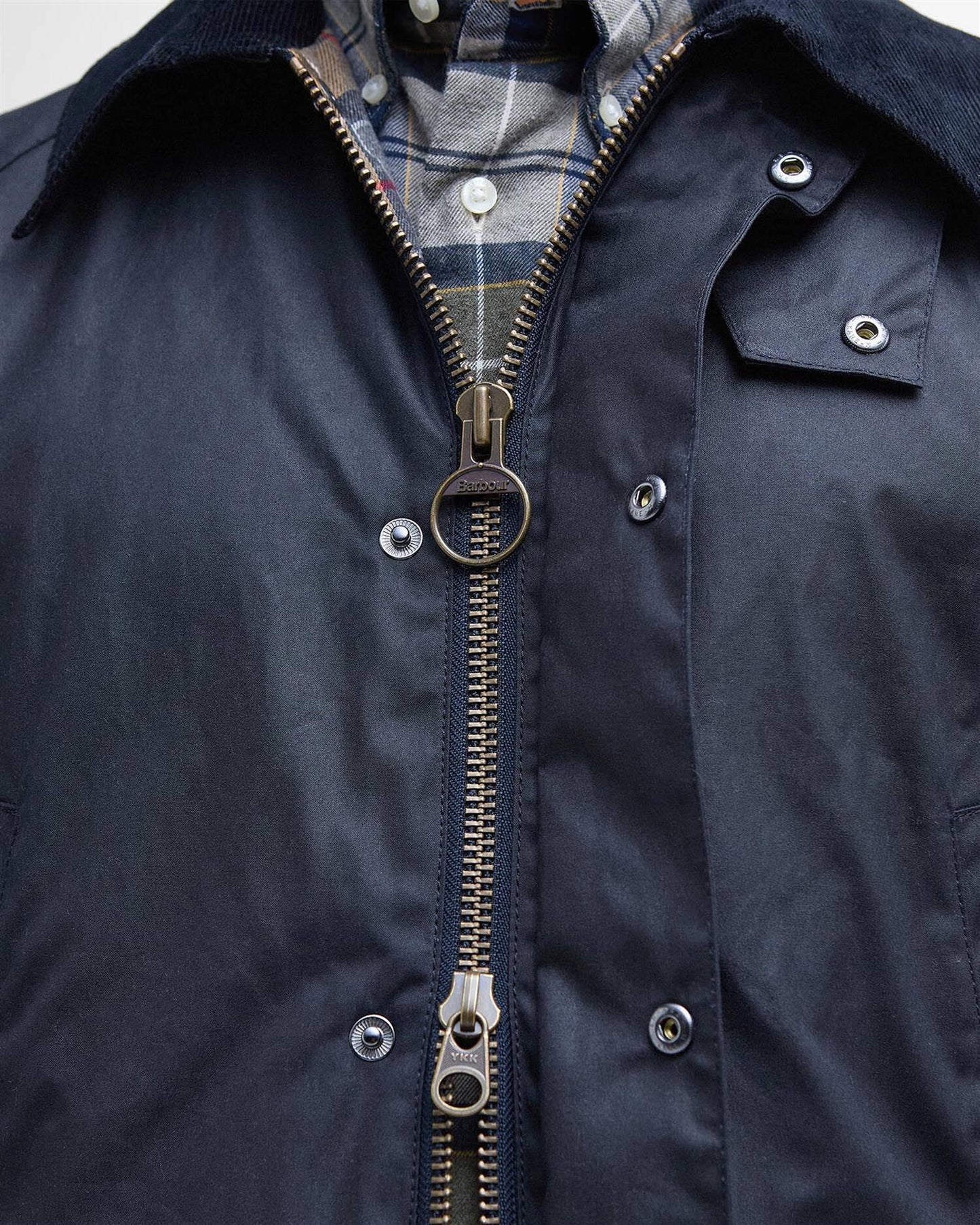Barbour Ashby Wax Jacket Navy