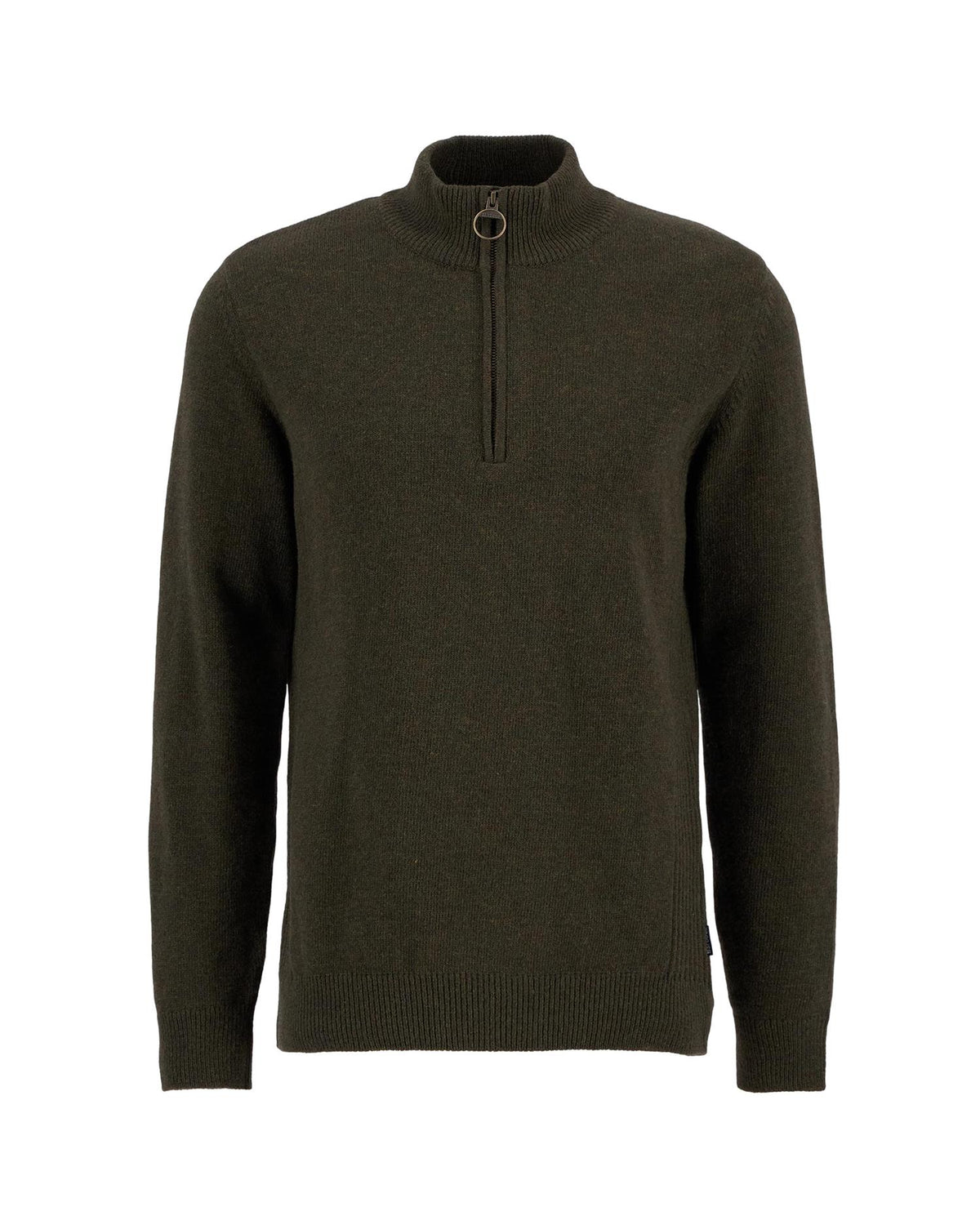 Holden Quarter-Zip Jumper – Olive Marl