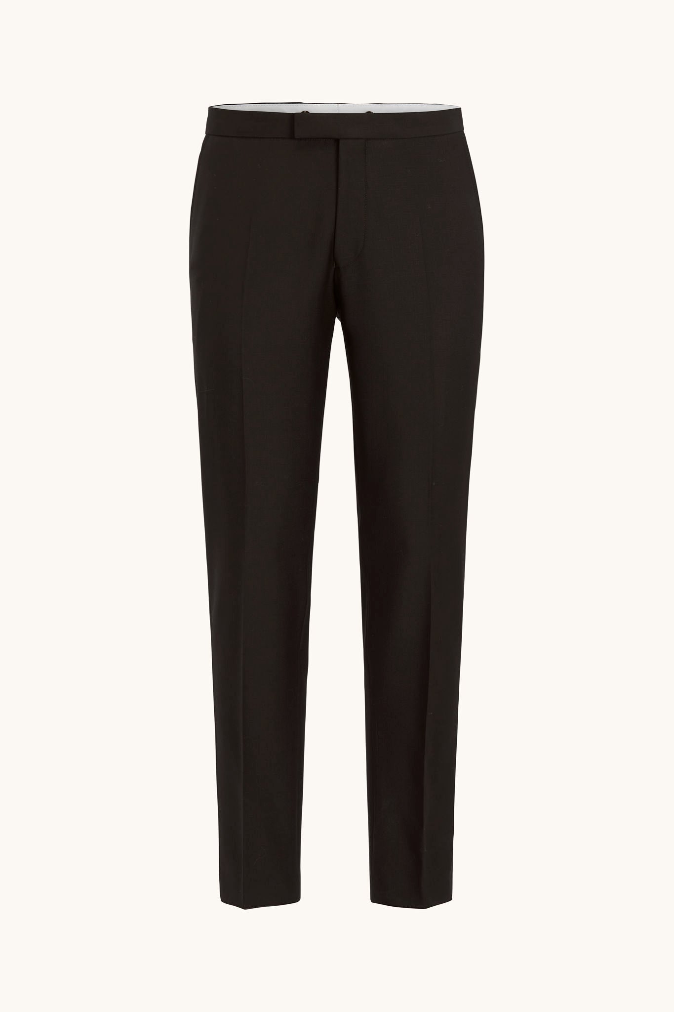Denz Tuxedo Trousers - Black