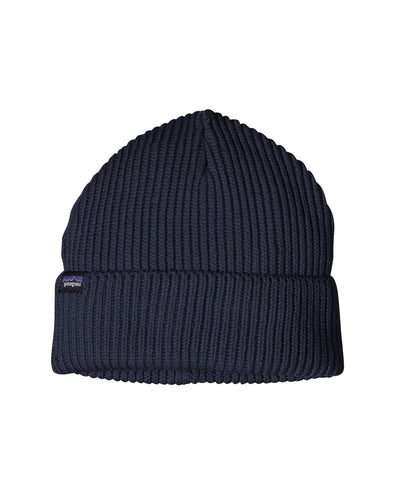 Fishermans Rolled Beanie - Navy Blue