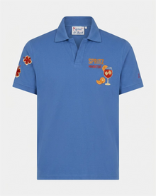 MC2 Saint Barth Charles Piquet Polo – Spritz Blue