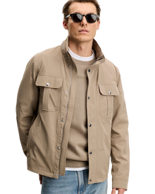J.Lindeberg Bailey Recy Poly Jacket – Brindle