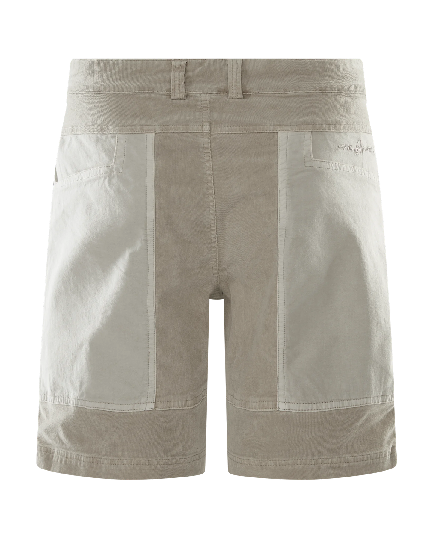 Blocked Corduroy Shorts