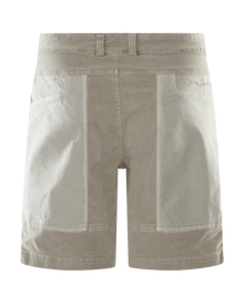 Blocked Corduroy Shorts