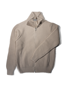 Full Zip wool cashmere