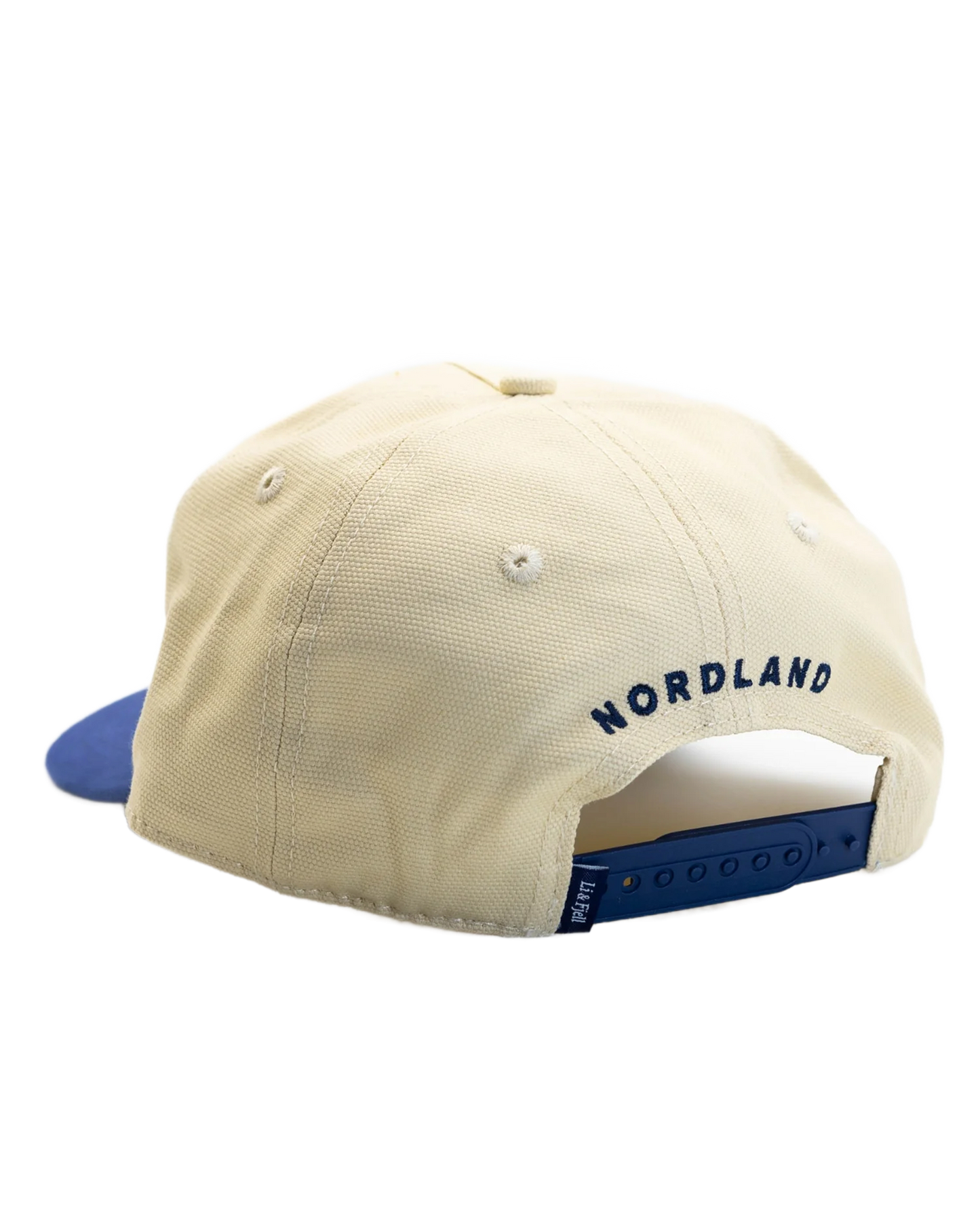 Lofoten Rekreasjon Caps – Kremhvit/Blå