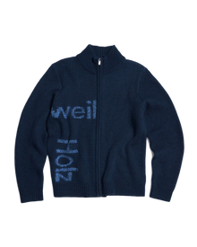 Haza Logo Zip Cardigan