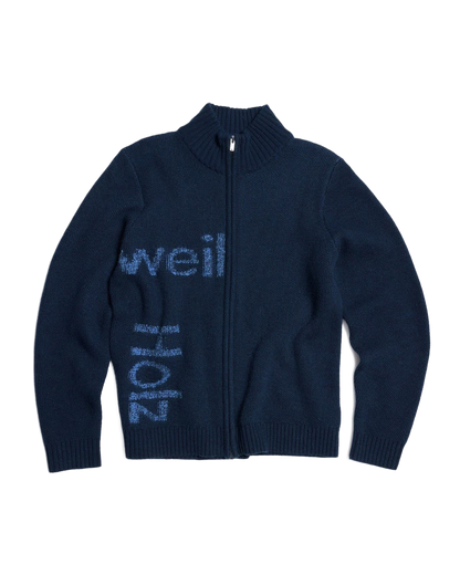 Haza Logo Zip Cardigan