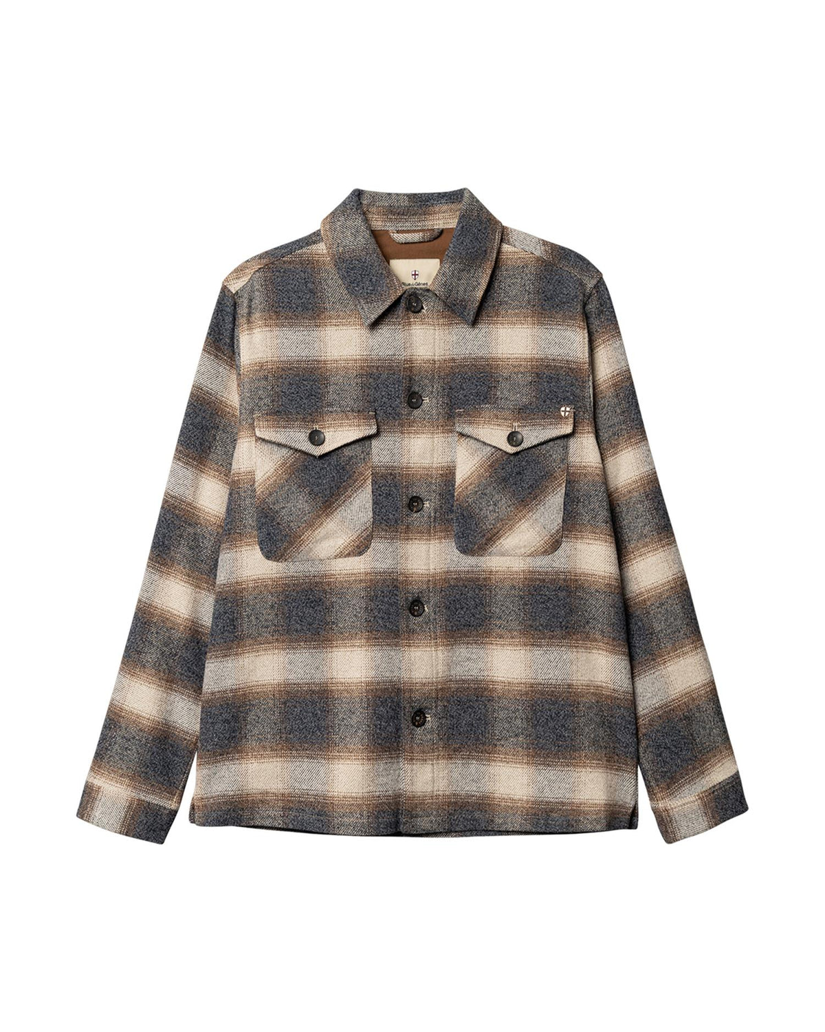 BGyodo Check Overshirt – Grey Check