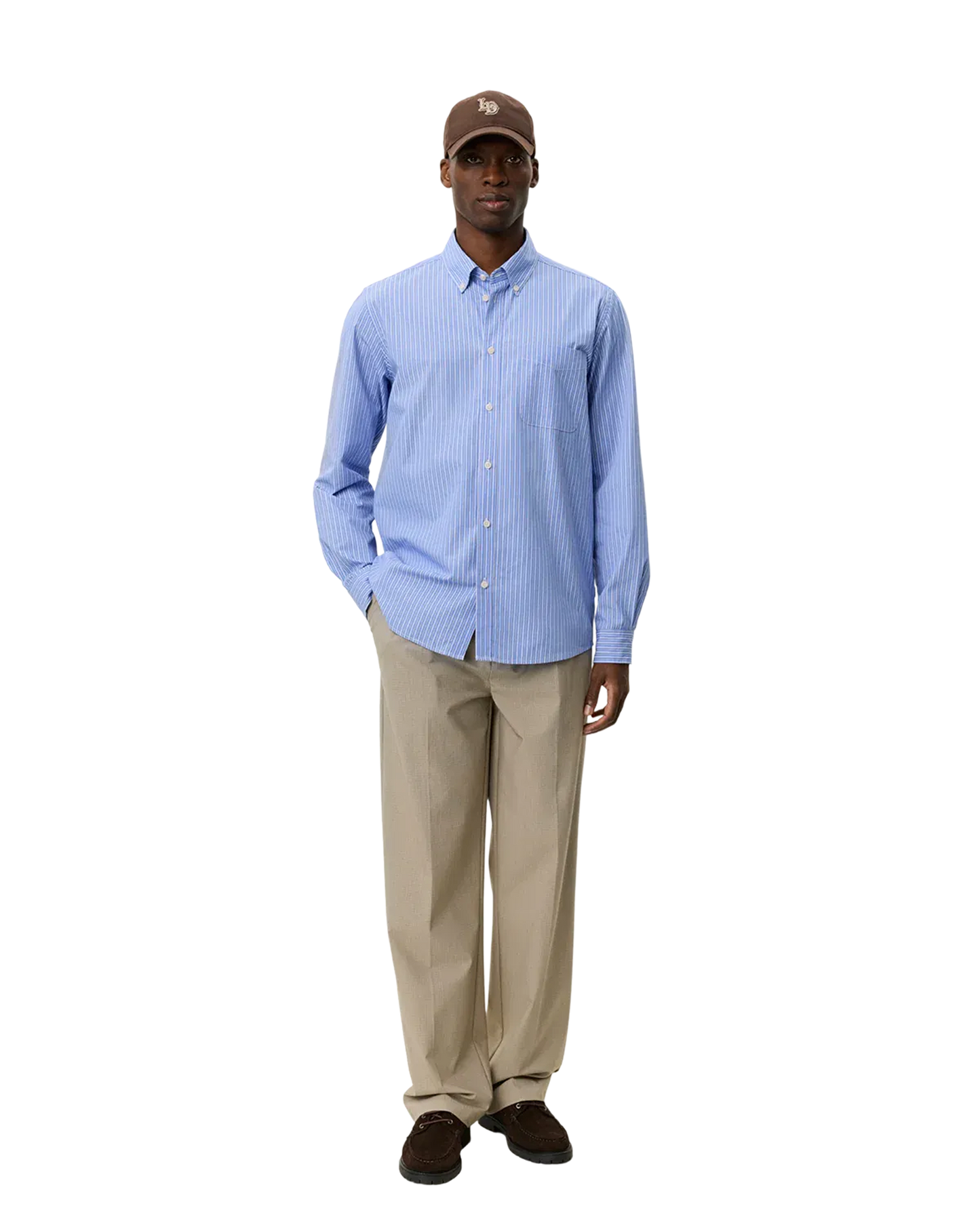 Kent Stripe Poplin Shirt