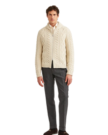 Cornwall Cable Zip Jacket