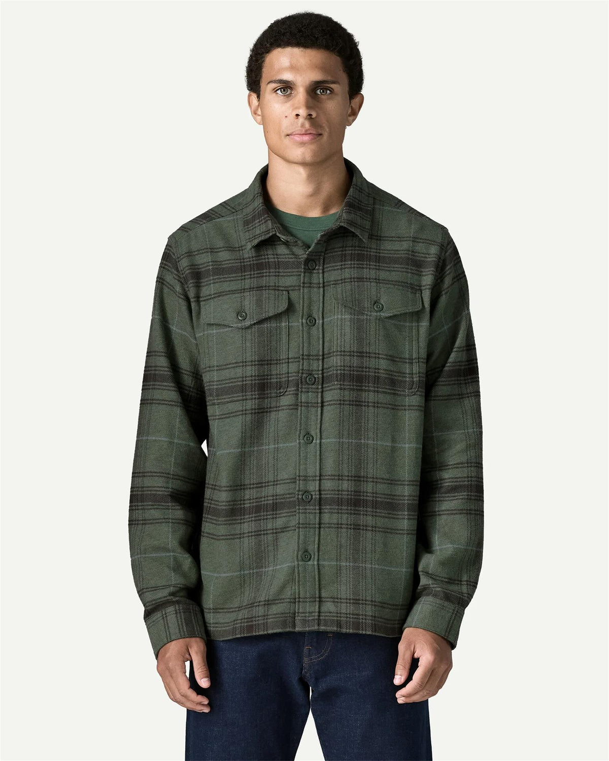 Fjord Flannel Shirt – Treeline Green