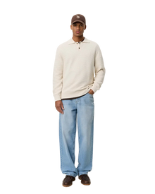 Billy Weave Knitted LS Polo