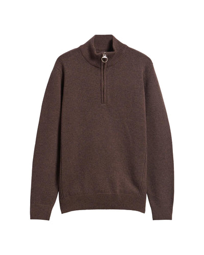 Holden Quarter-Zip Jumper – Dark Oak