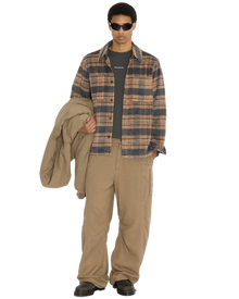 Relaxed Flannel Overshirt