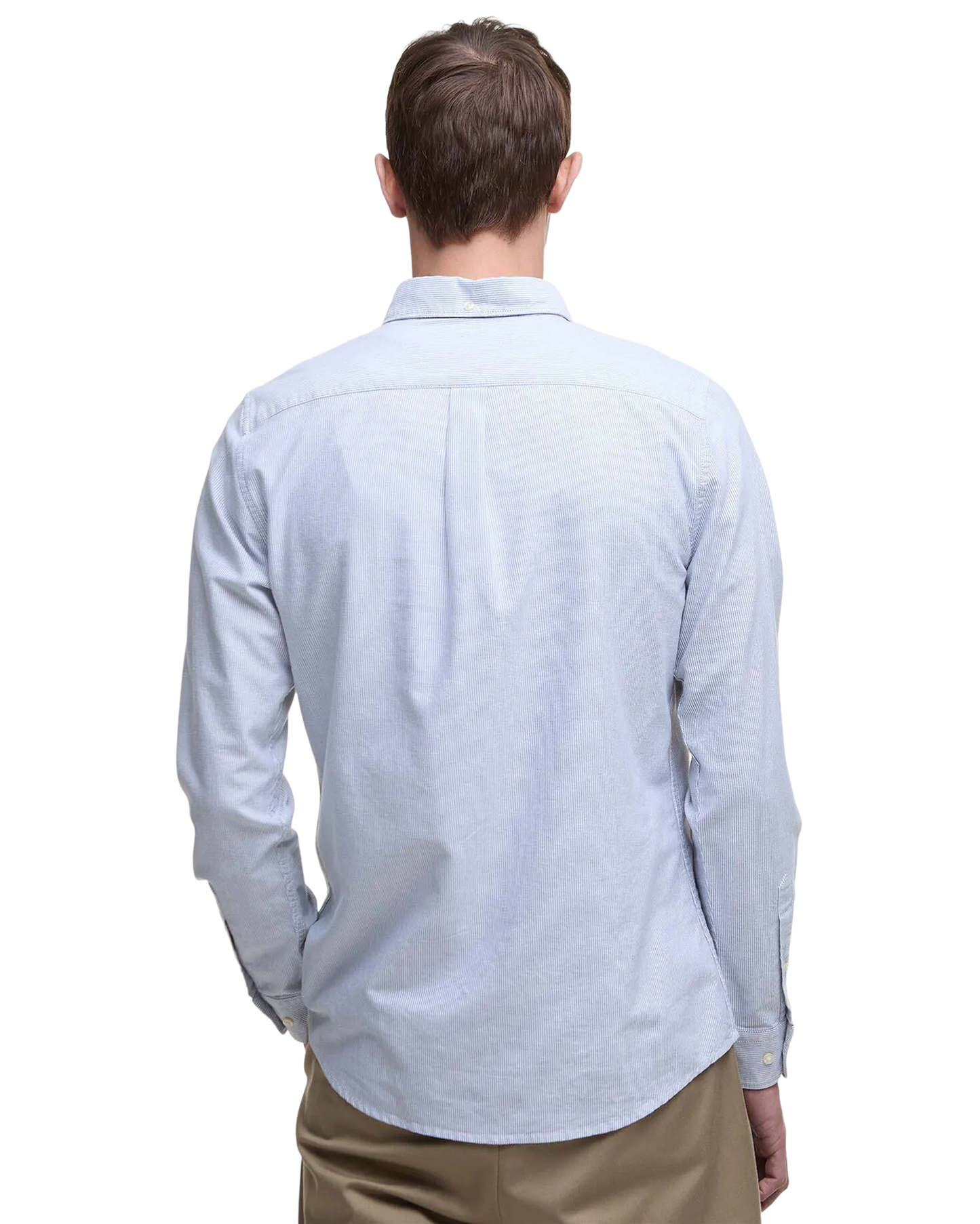 Striped Oxford Tailored Long-Sleeved Shirt