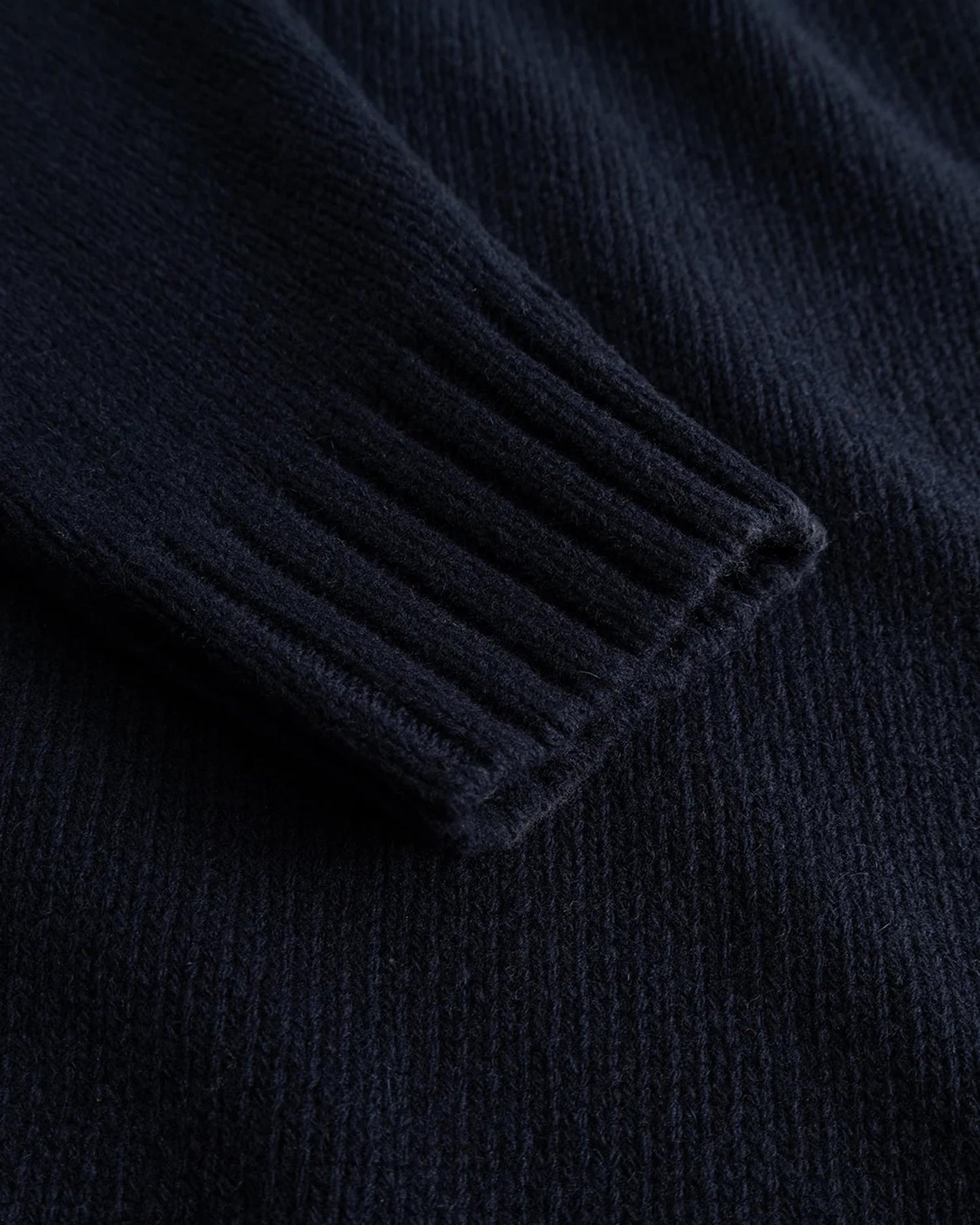 Blue de Gênes BGfraser Zip Knit – Dark Navy