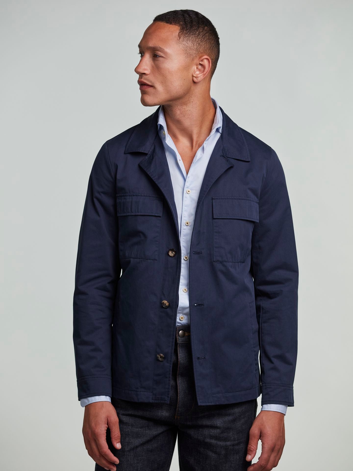Slimline, C22 Rc Cuff Casual Light Blue